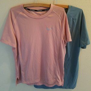 2 Nike Dry-Fit Running Shirts- Size S